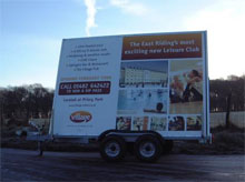 Advert trailer for sales from Blendworth Trailer Centre in Hampshire