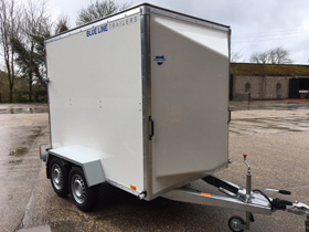 Blue Line boxvan trailers for sale from Blendworth Trailer Centre, Portsmouth UK