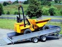 Ifor Williams flatbed CT166 with optional dropsides, headboard and 3' loading ramp