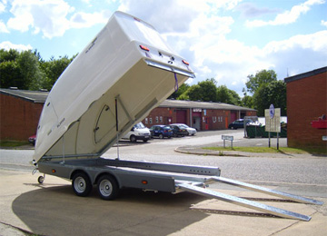 RL2000 enclosed car trailer
