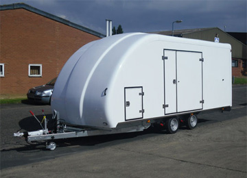 RL6000 enclosed car trailer